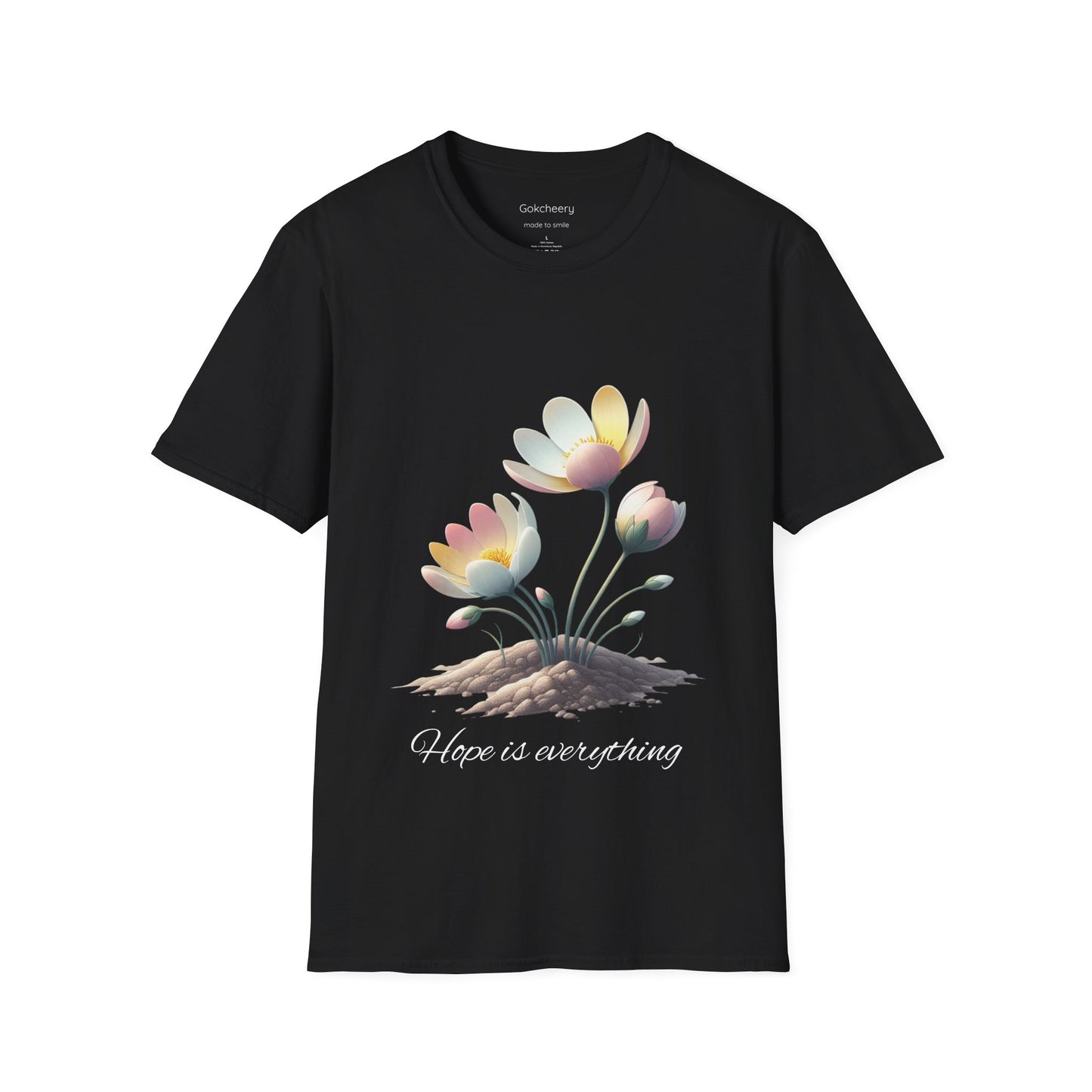 Hope-themed Softstyle T-Shirt - Pastel Colored Unisex Shirt