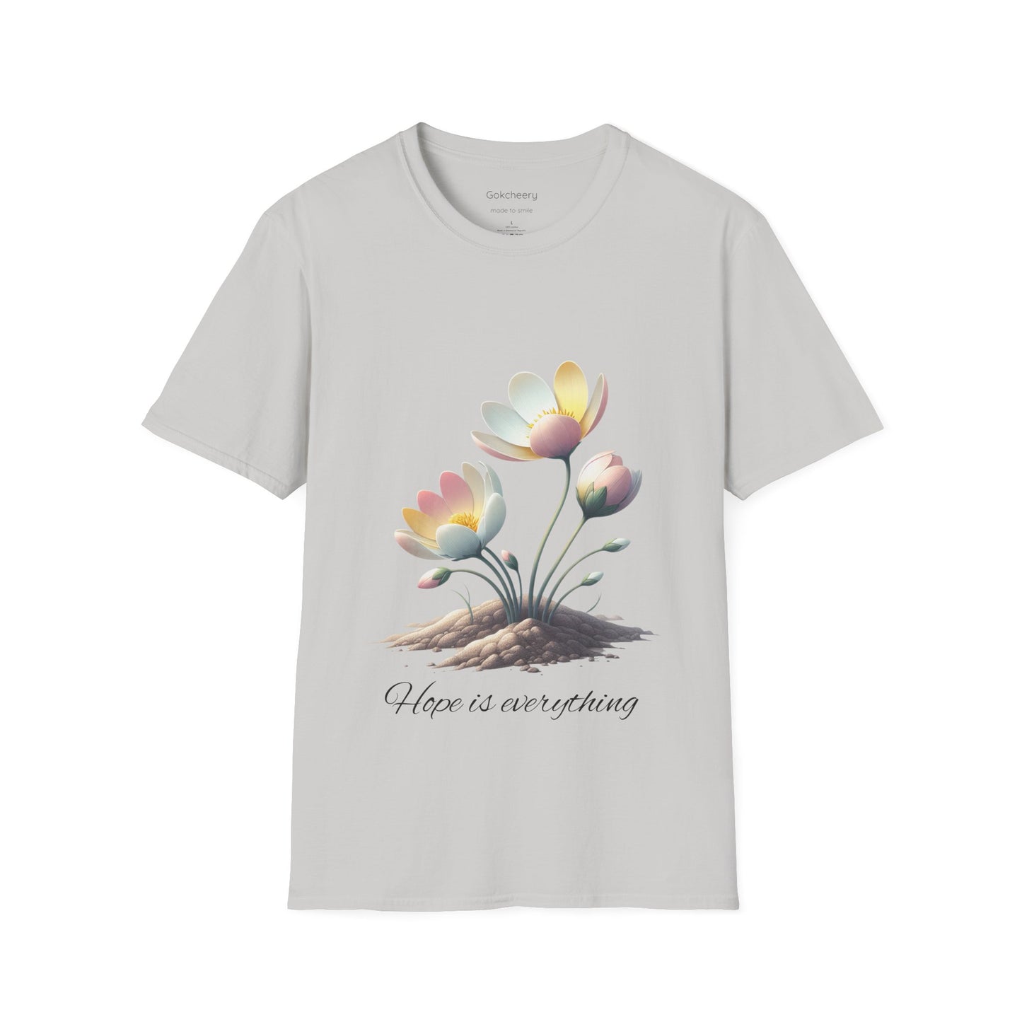 Hope-themed Softstyle T-Shirt - Pastel Colored Unisex Shirt